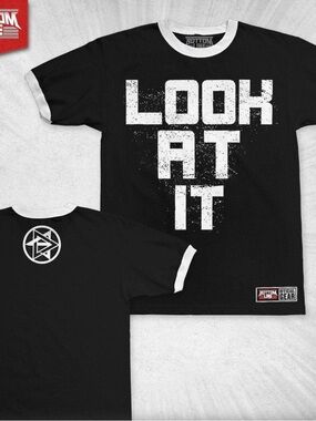 Champion Bottom Line David Starr “Look at it” black ringer tee